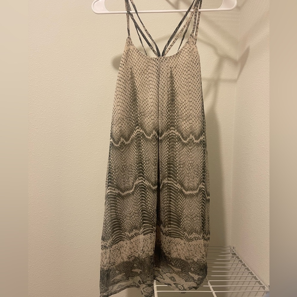 Angl snake print dress